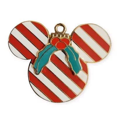 DLR - 2008 Mickey Mouse Icon Ornament Candy Cane Disney Pin • $30