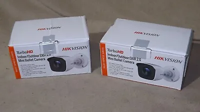 Hikvision 1080P Mini Bullet Camera TVI/AHD/CVI/CVBS ECT-B12F2 Lot Of Two • $61