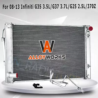 Radiator & Condenser Combo For 2008-13 Infiniti G35 3.5L/G37 3.7L/G25 2.5L/370Z • $230.63