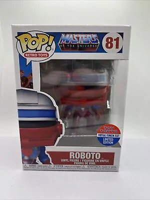 Funko POP Masters Of The Universe 81 Convention Exclusive Roboto #81 • $18.31