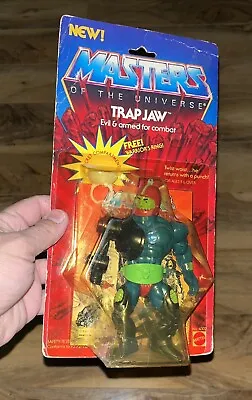 Vtg 80’s Masters Of The Universe MOTU Trap Jaw MOC Sealed Free S&H See Photo • $499.99