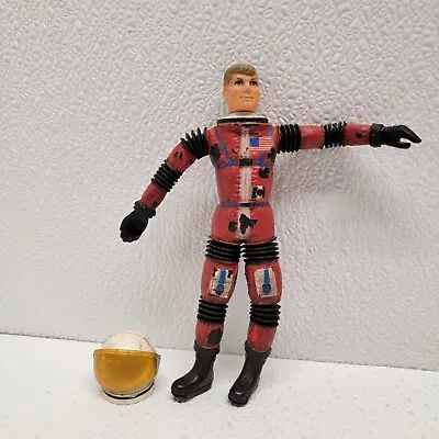 1966 Mattel Major Matt Mason Sgt Storm Astronaut Figure Red Suit With Helmet • $79.90