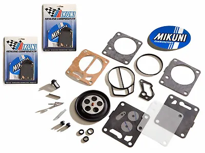 Genuine Mikuni Dual Carb Carburetor Rebuild Kit Yamaha Superjet VXR XL 700 760 • $99.95