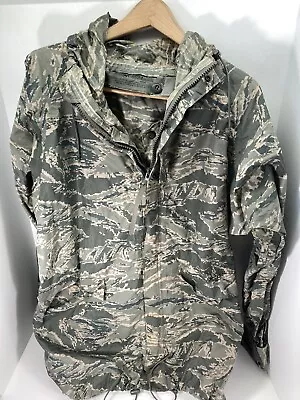 $37.95 • Buy US Military Tiger Stripe Abu Rainsuit Jacket Medium ORC Parka Improved Rain