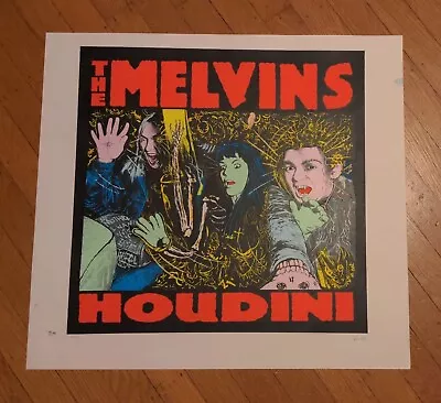 RaRe MELVINS HOUDINI SILKSCREEN PRINT SiGnEd KOZIK 1993 #13/25 Poster Nirvana • $1500