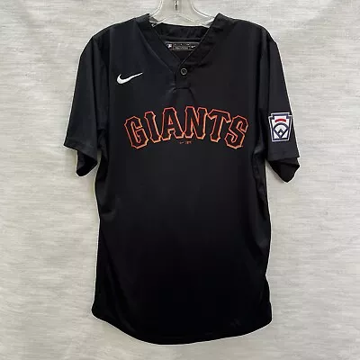 Nike San Francisco Giants Jersey Shirt Adult S Black Logo MLB Short Sleeve Mens • $7.44