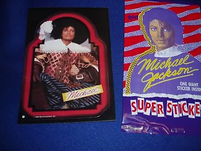 Michael Jackson Topps 1984 Super Sticker Card # 9 New/Sealed • $4.75