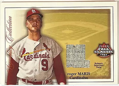 2003 Fleer Fall Classic Legendary Collection Roger Maris GU Jersey Relic #LC/RM • $50