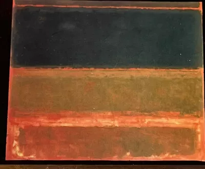 Mark Rothko “4 Darks In Red” Abstract Expressionism Art 35mm Slide • £9.66