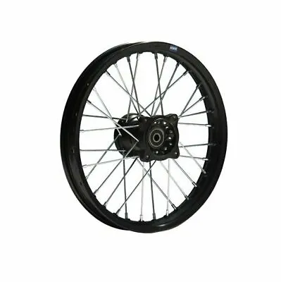 HMParts Pit Dirt Bike Cross Steel Rim 17 Inch Front Black 15 MM Typ2 • $229.71