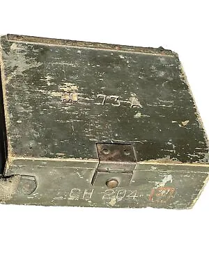 VTG Military Issue ME-73–A Wooden Alignment Box W/ Handle • $37