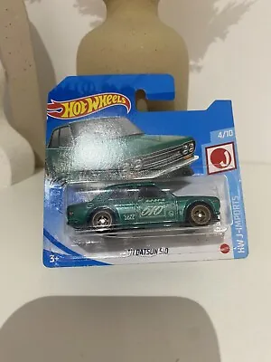 2022 Hot Wheels ‘71 Datsun 510 Super Treasure Hunt Short Card - Clean Card • $580