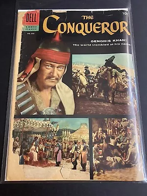 Dell Four Color Movie Classic 690: The Conqueror. John Wayne Low Golden Age 1956 • $10