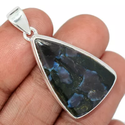 Natural Mystic Merlinite Crystal - Madagascar 925 Silver Pendant Jewelry CP34133 • $18.99