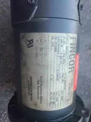 Fincor Incom InerL 9303309TN Variable Speed DC Motor 1/3 HP 1750 RPM Didde Web • $110