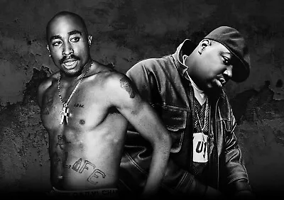 New Tupac Shakur 2Pac Music Wall Art Poster OR Canvas Size A4 To A1 • $8.50