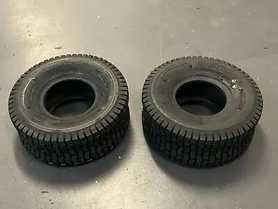 2 X COMMERCIAL TURF SAVER TUBELESS TYRES 13 X 5.00 X 6 FOR RIDE ON MOWERS • $81.95