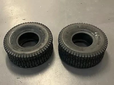 $82.95 • Buy 2 X COMMERCIAL TURF SAVER TUBELESS TYRES 15 X 6.00 X 6 FOR RIDE ON MOWERS