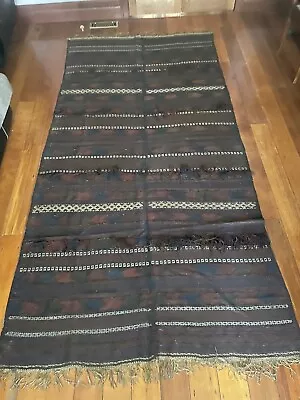 •843• 340x168 Cm Beautifully Handmade Genuine Antique Afghan Kilim Large • $413