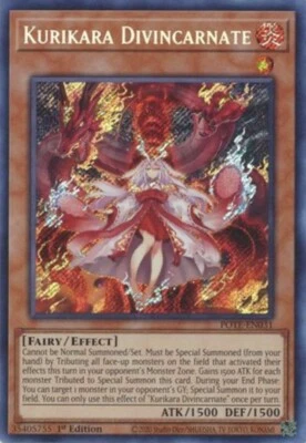 $49.95 • Buy Yugioh | Kurikara Divincarnate POTE-EN031 Secret Rare 1st Edition NM