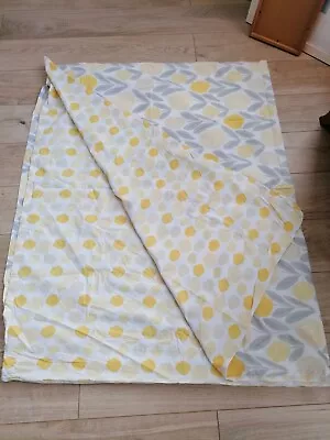 Laura Ashley Single Duvet Cover And Pillow Case Serena Sunshine /Steel • £10