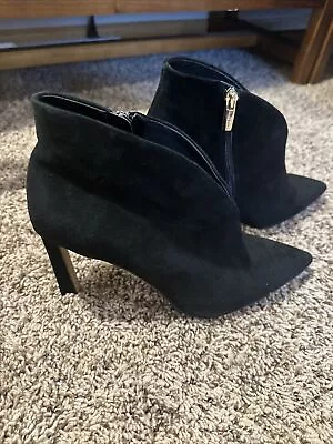 New Vince Camuto Black Heeled Booties Size 9M • $49