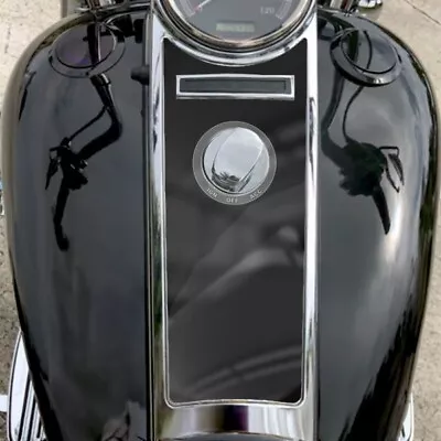 Gloss Solid Black | Dash Insert Fits Harley Road King Fuel Tank Dash Console 08+ • $28.99