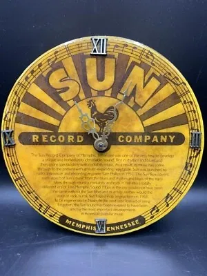 Sun Record Co. Wall Clock. Sun Record Company Memphis Tennessee. • $40