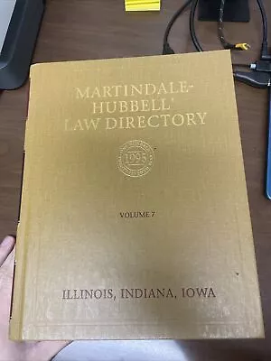 Martindale-Hubbell International Law Directory 1995 Volume 7 Illinois Indiana.. • $9.99