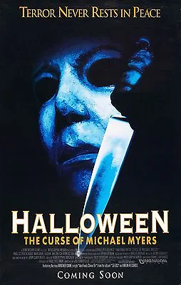 HALLOWEEN 6 The Curse Of Michael Myers Movie Poster Horror  • $11.98