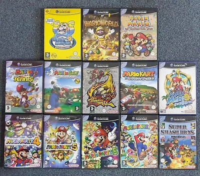 Gamecube SUPER MARIO GAME SERIES Complete PAL VERSIONS - Make Your Selection • $175.99