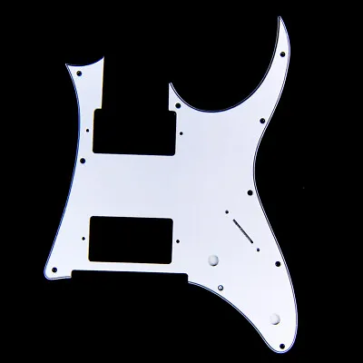 Custom Guitar Pick Guard For Ibanez RG 350 DX  2-Pickup HH 3ply White • $17