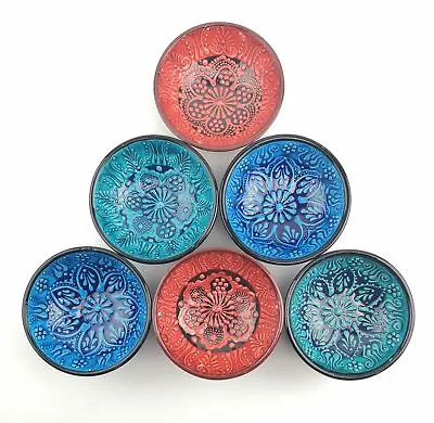 £6.99 • Buy Hand Painted Ceramic Bowls(12 Cm) - Handmade Turkish Pottery