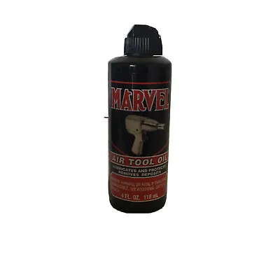 Marvel 4 Ounce Pneumatic Air Tool Lubricating Oil MM080R New • $9.99