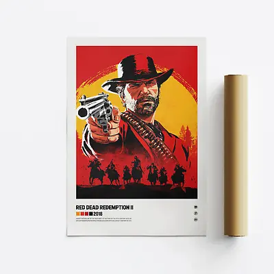 Red Dead Redemption 2 (2018) Video Game Art Poster / Print • £11.99