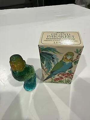 Vintage Avon - Island Parakeet Figurine - Perfume Bottle - Original Box • $11.99