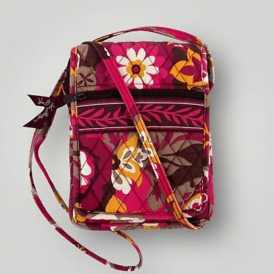 Vera Bradley Mini Hipster CARNABY Retired Crossbody Long Shoulder Strap • $15.95