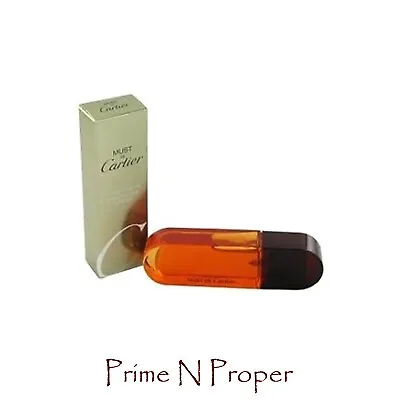 Must De Cartier Pour Femme Eau De Toilet Spray .5 Fl Oz-15 Ml • $34