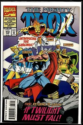 1994 Mighty Thor #472 1st Godlings Marvel Comic • $7.99