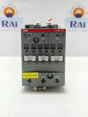 ABB AX65-30 (220-240V 50/60 Hz) Contactor 3 Pole (Free Ship By Fedex/Dhl) • $106.95