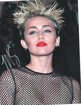 Miley Cyrus - Wild Crazy Hanna Montana - Hand Signed Autographed Photo With Coa • $45