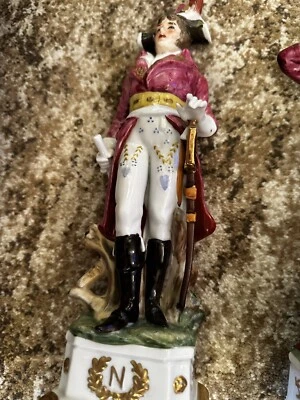 £10 • Buy Capodimonte Porcelain Napoleon Era Soldier Figure