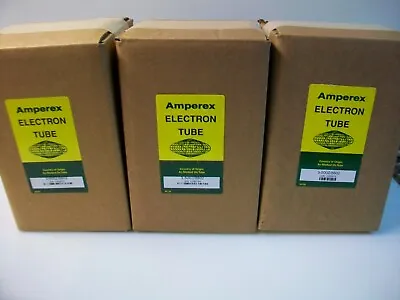 3 New Matched Amperex 3-500z / 8802 Tubes • $799
