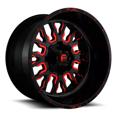 1 New  Gloss Black Fuel Wheels  Stroke D612 20x10 5-114.30/127  (112265) • $479