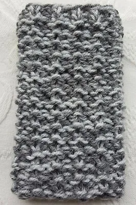 Mobile Phone Cover Sock Pouch Case Iphone Samsung Nokia Huawei Sony Lg Etc Grey • £3.95