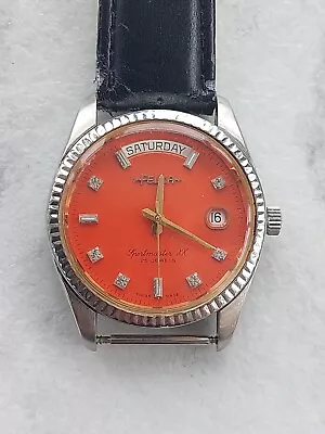 Rare Felca Automatic Mens Sportsmaster Xx 25 Jewel Watch. Day/date. Working. • £29