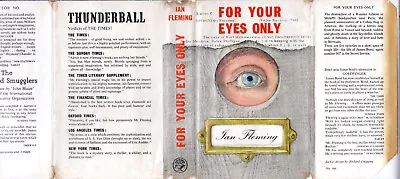 IAN FLEMING - FOR YOUR EYES ONLY - UK 4TH 1964 W/DJ NPC • $174.99