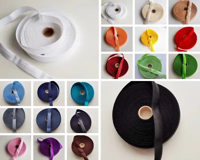 Fold Over Elastic 20mm 19 Colours EU Producer Headband 135 Metre • £2.39