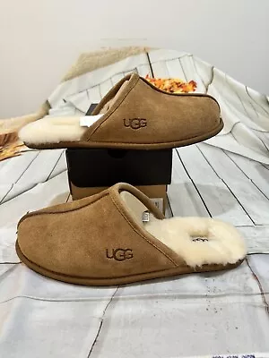 **  UGG Men's SCUFF Casual Comfort Suede Slip On Slippers CHESTNUT NWT • $64.09