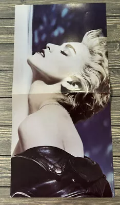 Vintage Madonna True Blue Promo Poster 1986 Sire Records Company 22 X11  • $65.99